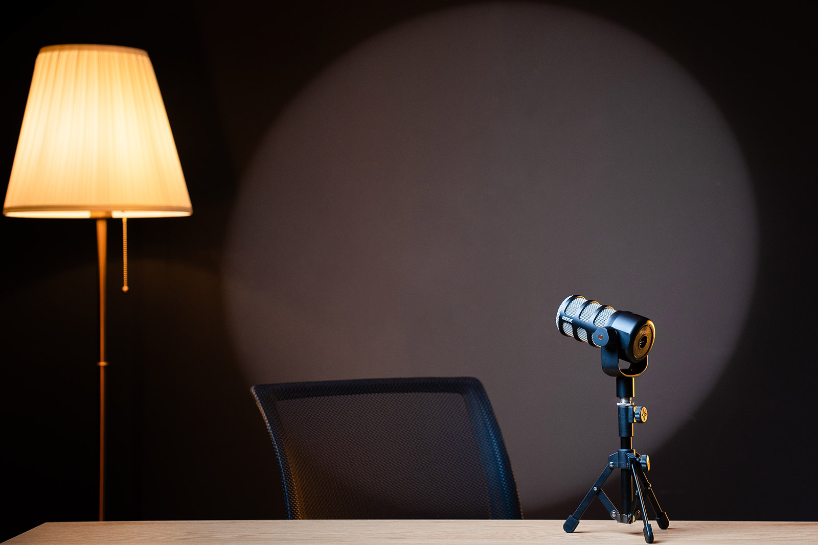 Espace créatif polyvalent avec décor chaleureux pour production de capsules et réels